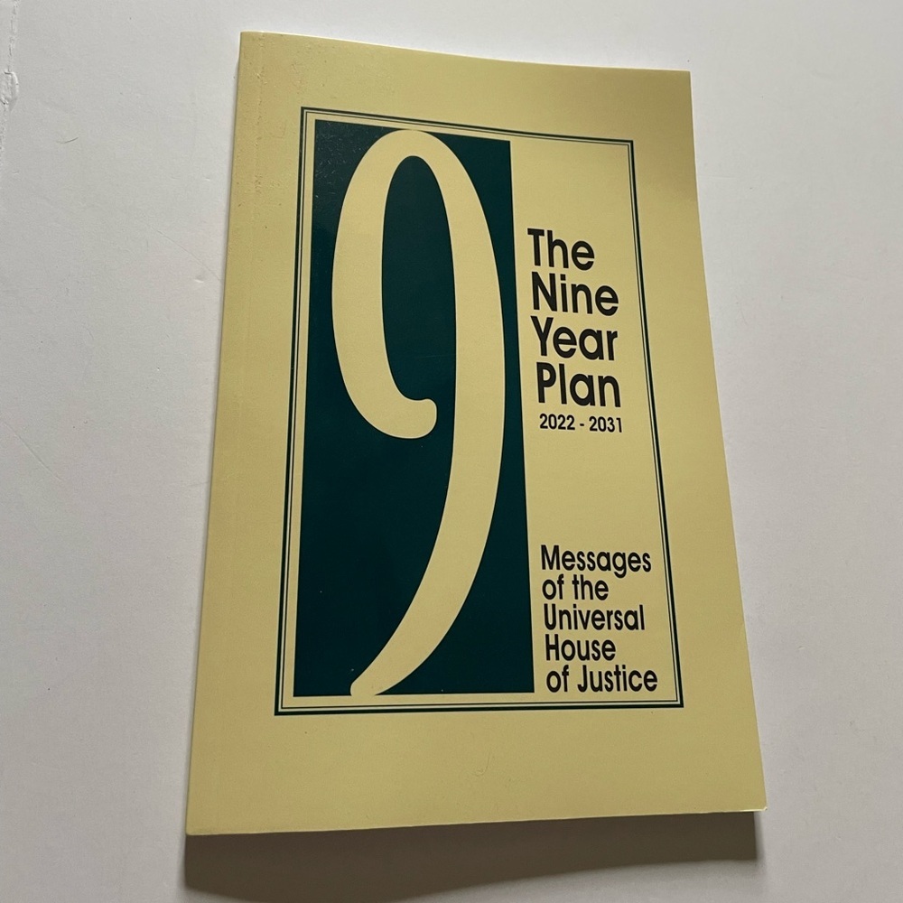 The Nine Year Plan 2022-2031, Baha’i Soft Paperback Book, New